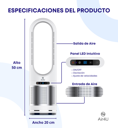 Purificador HEPA Cloud